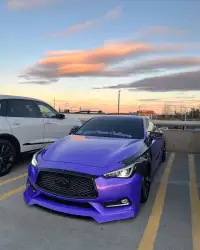 Ravoony Plus Glossy Explosion Purple Car Vinyl Wrap review 0