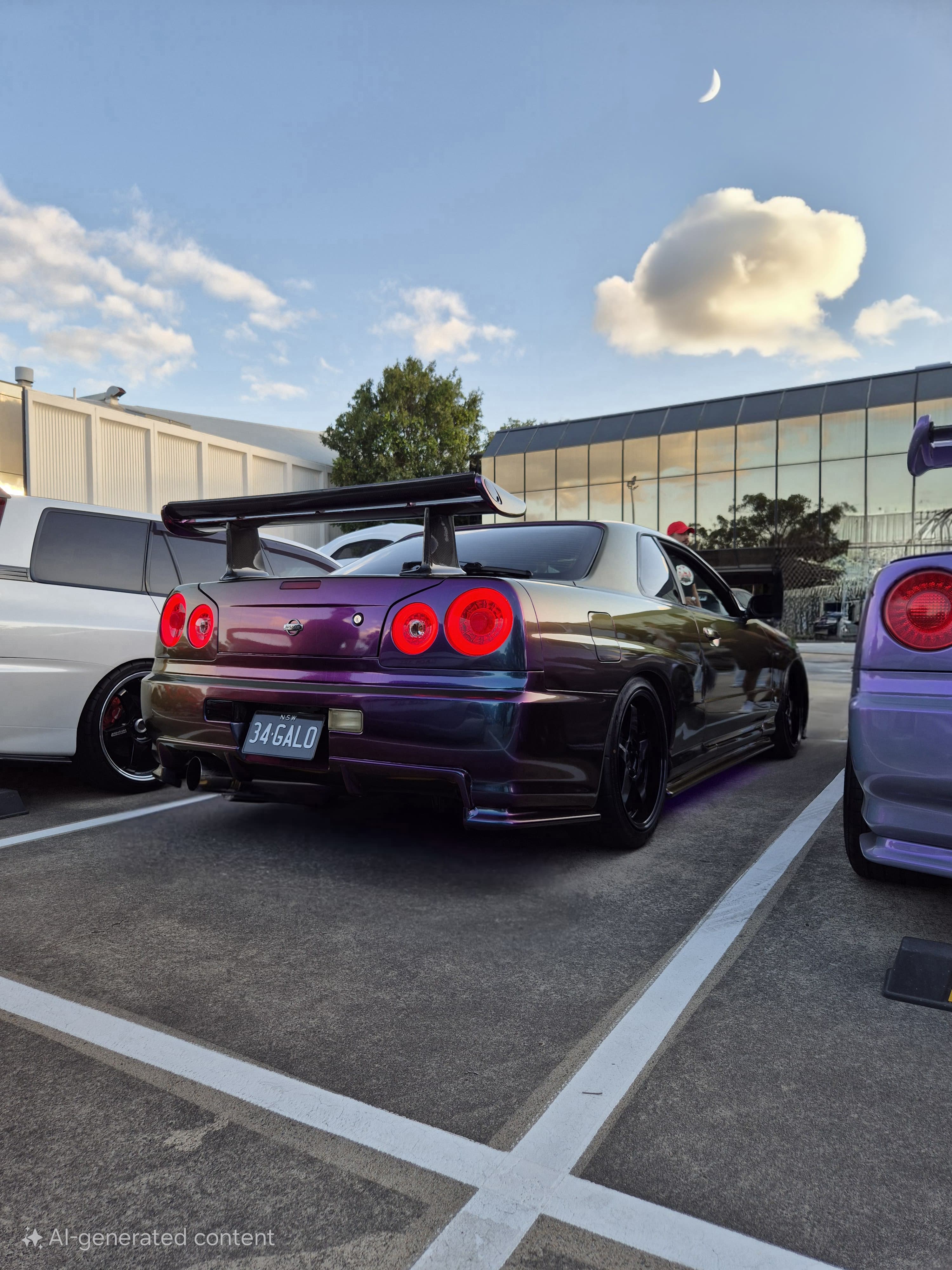 Ravoony Plus Gloss Flowing Phantom Purple Chameleon Wrap review Wasser 02