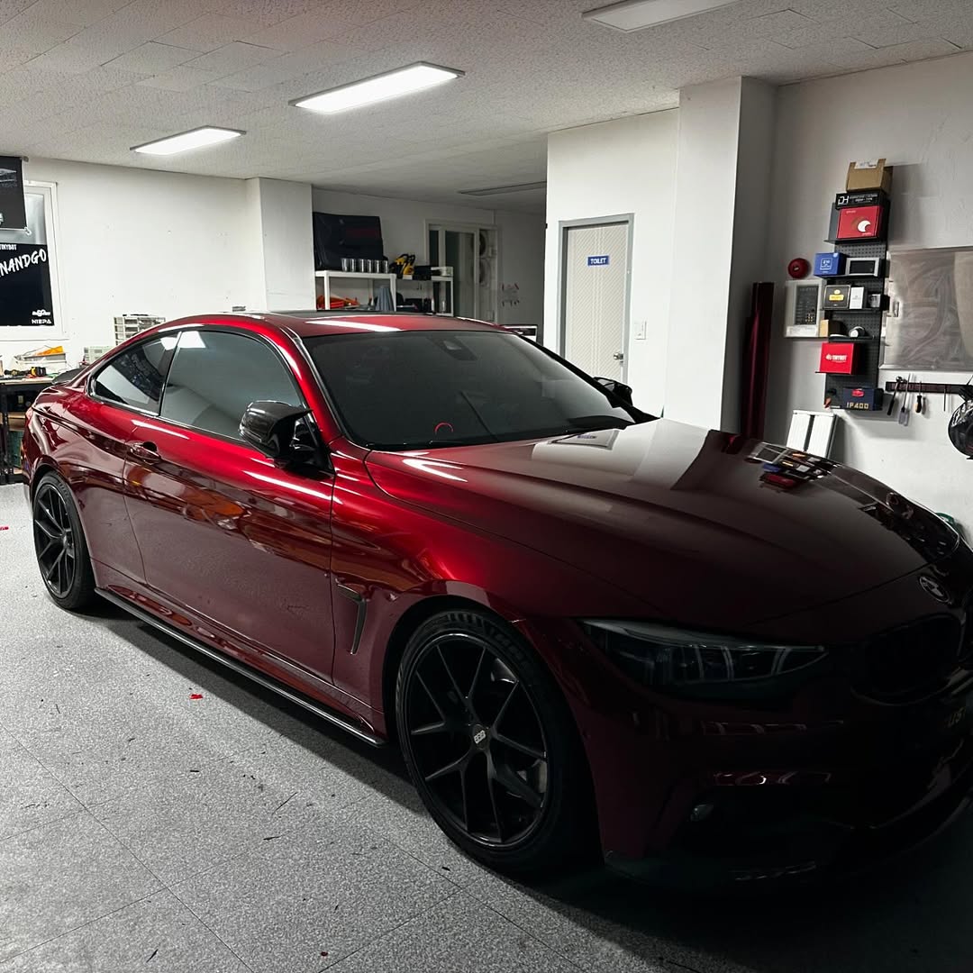 Ravoony Plus Liquid Metallic Dragon Blood Red Vinyl Car Wrap review woody.cargo 01