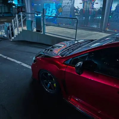 Ravoony Plus Gloss Metallic Vampire Red Vinyl Car Wrap review stibrxndo 03