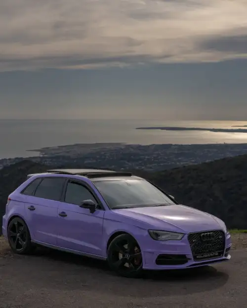Ravoony Plus Glossy Lavender Purple Car Wrap review 
