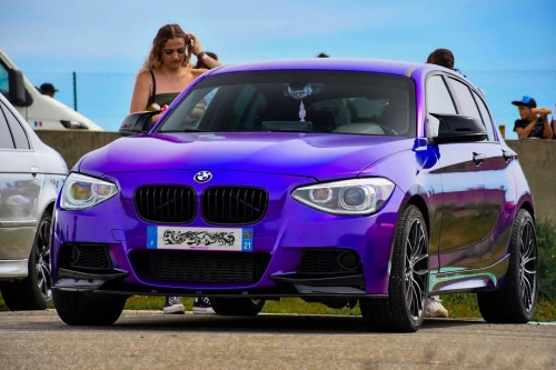 Ravoony Plus Glossy Laser Dark Purple Car Wrap review 