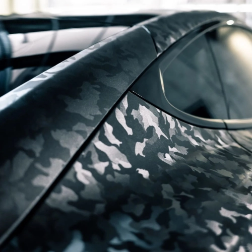 Ravoony Plus 3D Ghost Camouflage Black Vinyl Wrap review 