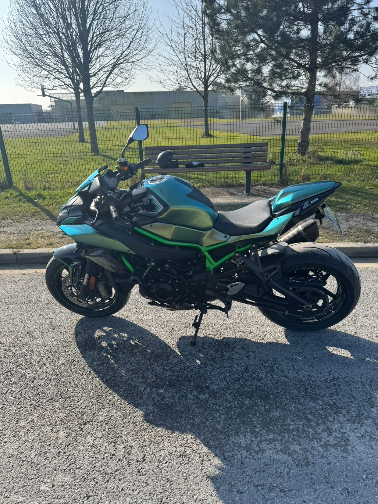 Ravoony Plus Glossy Chameleon Spring Green Car Wrap review max 02