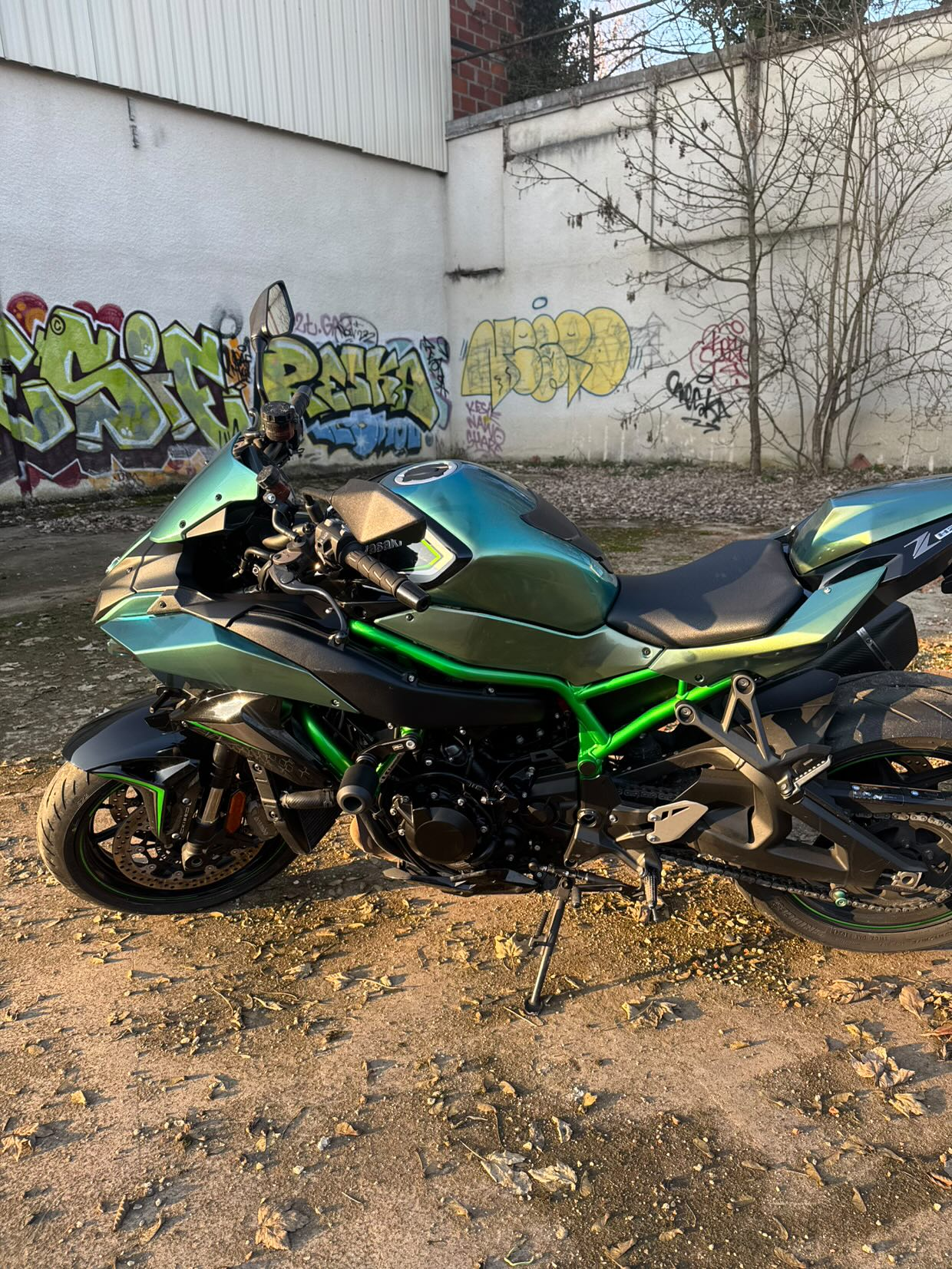 Ravoony Plus Glossy Chameleon Spring Green Car Wrap review max 01