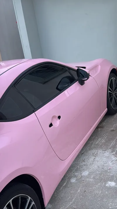 Ravoony Plus Gloss Crystal Peach Pink Car Vinyl Wrap review Eduard Zefi