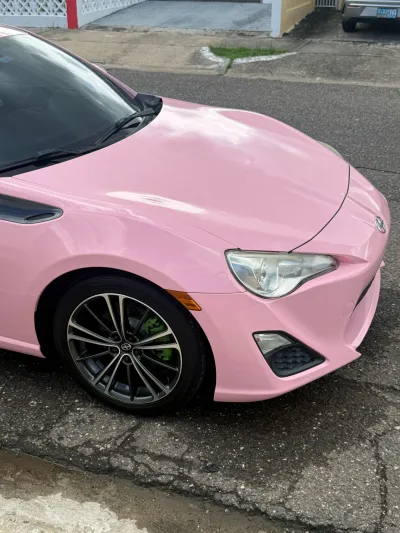 Ravoony Plus Gloss Crystal Peach Pink Car Vinyl Wrap review Aaron 02