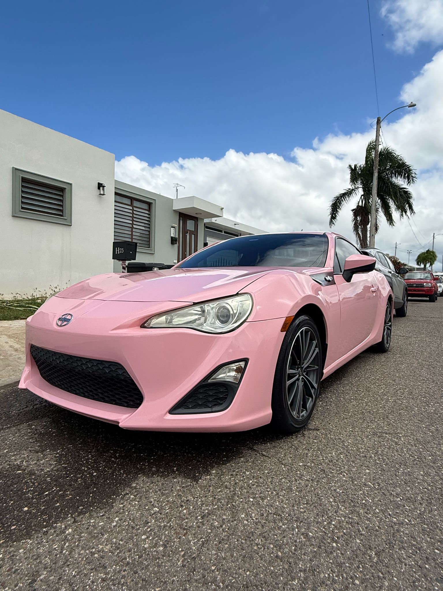 Ravoony Plus PET Gloss Crystal Peach Pink Car Vinyl Wrap review Aaron 04