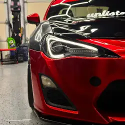 Ravoony Plus Gloss Metallic Vampire Red Vinyl Car Wrap review John Crespo 04
