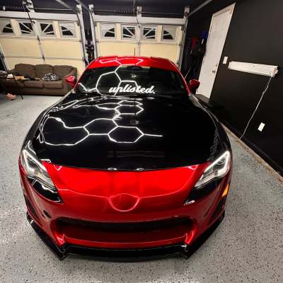 Ravoony Plus Gloss Metallic Vampire Red Vinyl Car Wrap review John Crespo 02