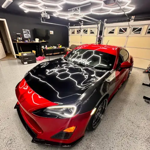 Ravoony Plus Gloss Metallic Vampire Red Vinyl Car Wrap review John Crespo