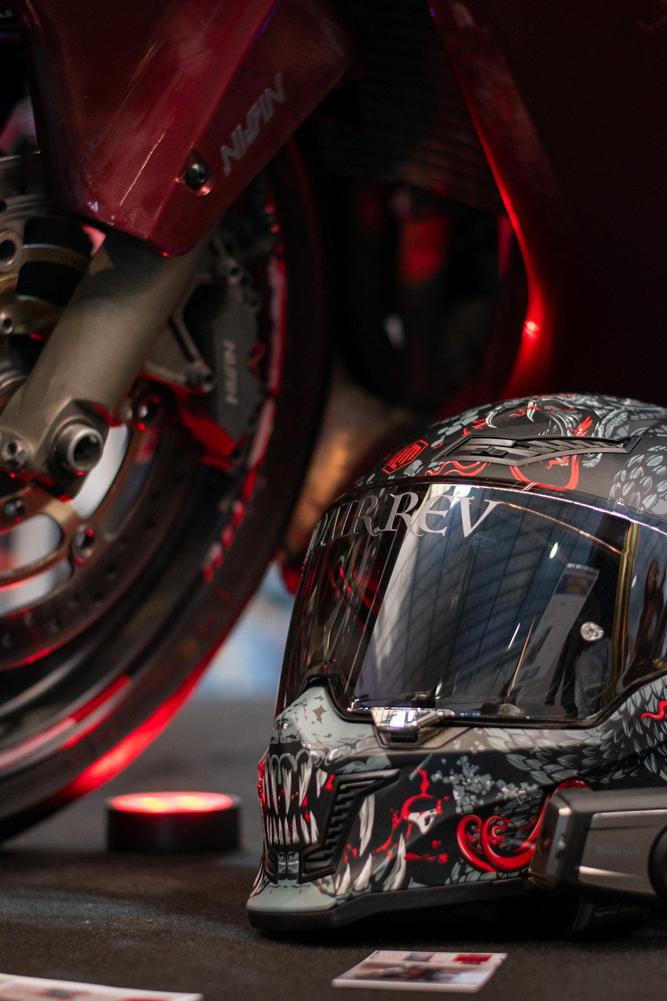 Ravoony Plus Gloss Metallic Vampire Red Vinyl Car Wrap review BadAir 02