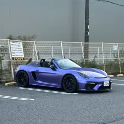 Ravoony Plus Gloss Liquid Metallic Viola Purple Car Wrap review Sato Yuko 01