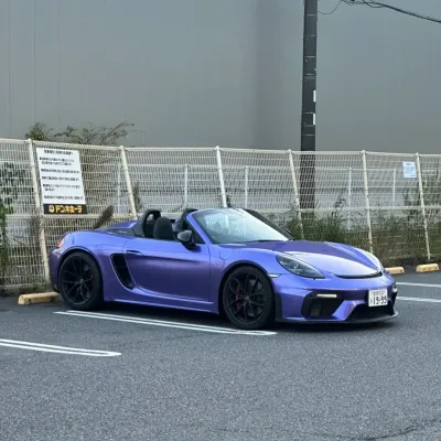 Ravoony Plus Gloss Liquid Metallic Viola Purple Car Wrap review Sato Yuko 00