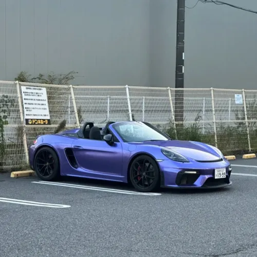Ravoony Plus Gloss Liquid Metallic Viola Purple Car Wrap review Sato Yuko