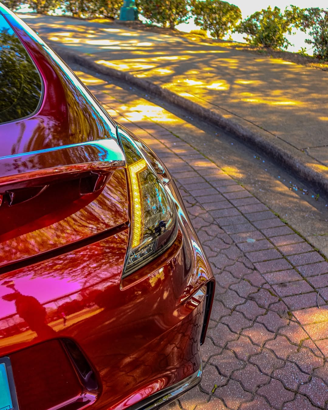 Ravoony Plus Liquid Metallic Dragon Blood Red Vinyl Car Wrap review Mario Linares 03