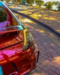 Ravoony Plus Liquid Metallic Dragon Blood Red Vinyl Car Wrap review 3