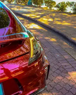 Ravoony Plus Liquid Metallic Dragon Blood Red Vinyl Car Wrap review Mario Linares 04