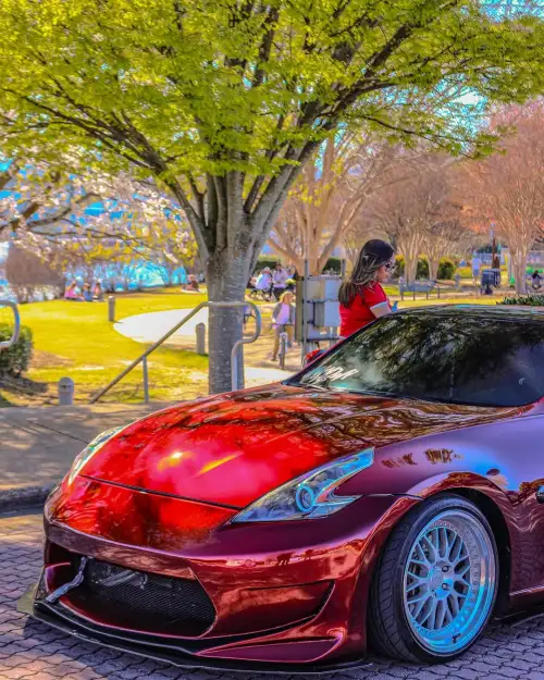 Ravoony Plus Liquid Metallic Dragon Blood Red Vinyl Car Wrap review Mario Linares