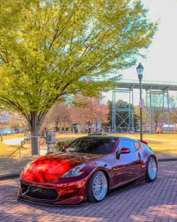 Ravoony Plus Liquid Metallic Dragon Blood Red Vinyl Car Wrap review Mario Linares 02