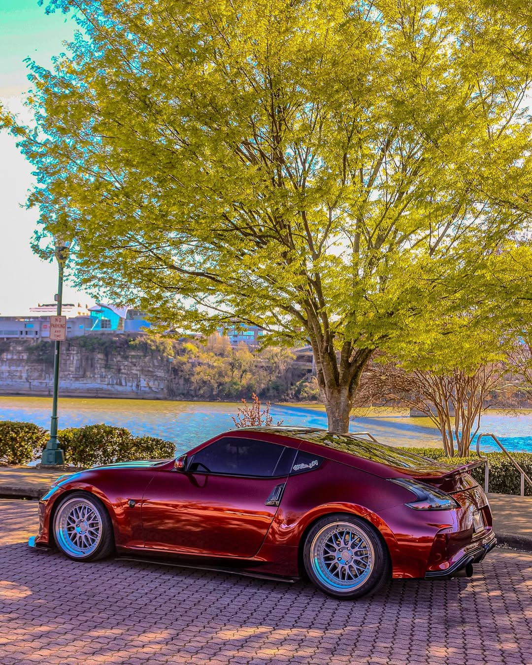 Ravoony Plus Liquid Metallic Dragon Blood Red Vinyl Car Wrap review Mario Linares 02