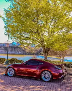 Ravoony Plus Liquid Metallic Dragon Blood Red Vinyl Car Wrap review Mario Linares 03