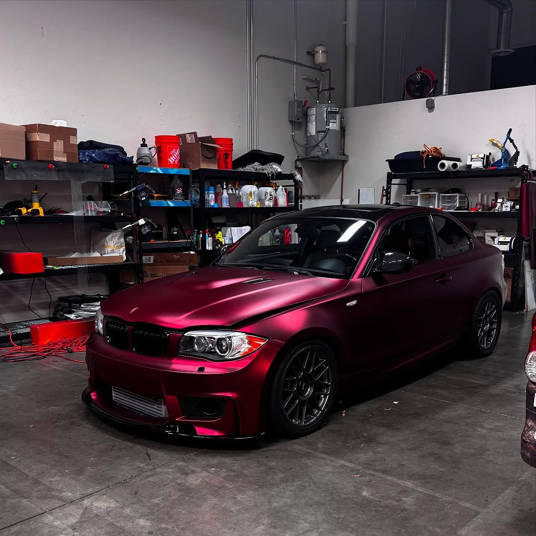 Ravoony Plus Matte Chrome Romanee Red Vinyl Car Wrap review Michael maser 02