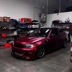 Ravoony Plus Matte Chrome Romanee Red Vinyl Car Wrap review Michael maser 02