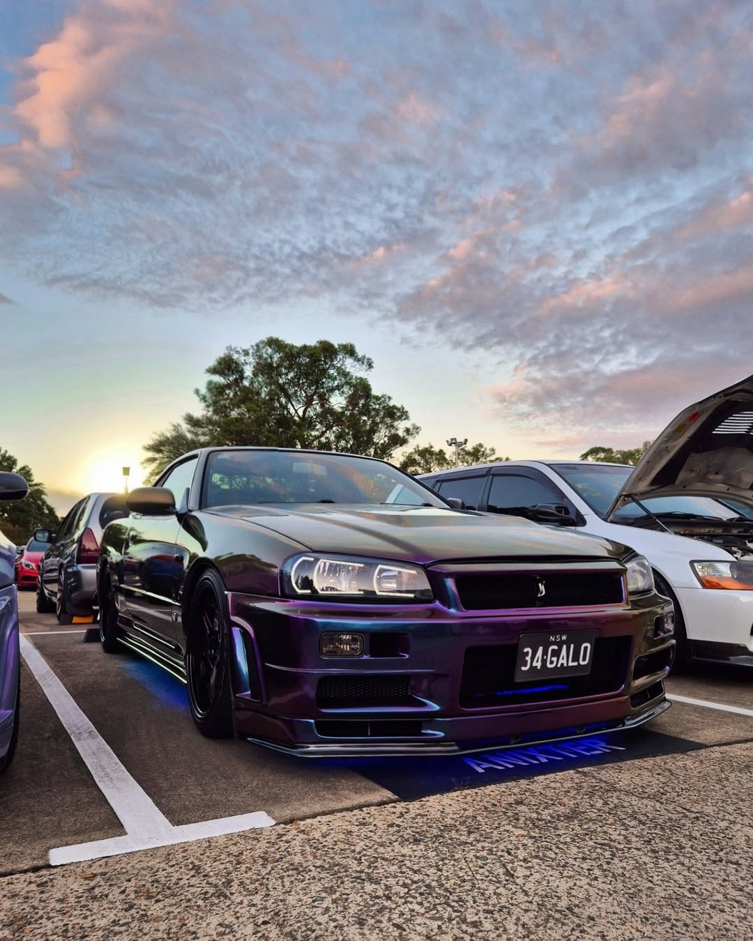 Ravoony Plus Gloss Flowing Phantom Purple Chameleon Wrap review m.w.parker 04