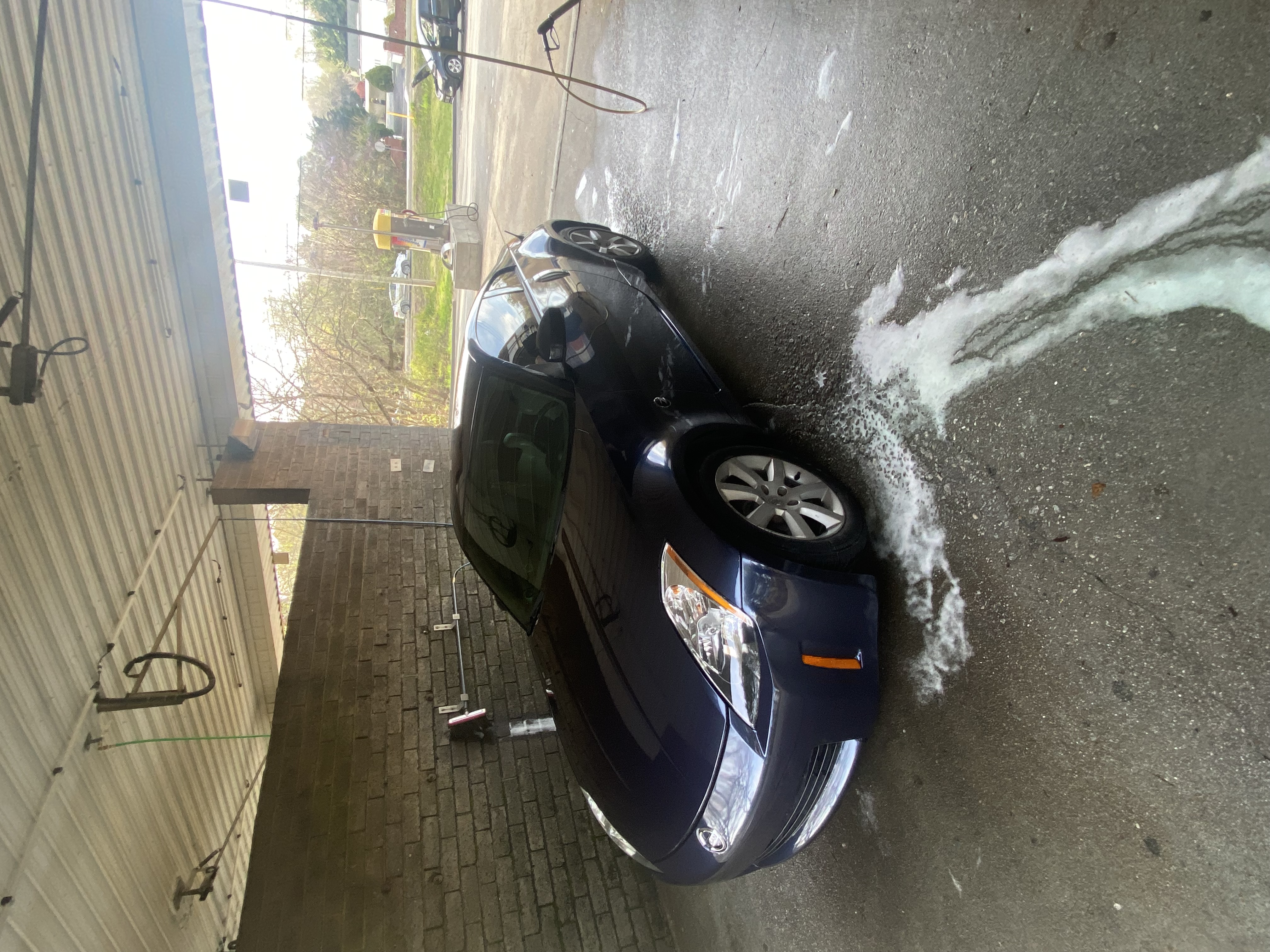 Ravoony Plus Gloss BMW Tanzanite Blue Car Vinyl Wrap review 350z 02