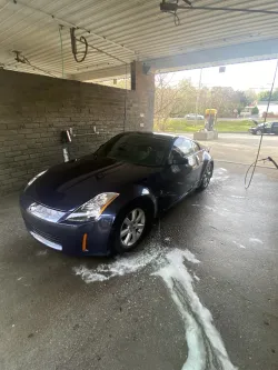 Ravoony Plus Gloss BMW Tanzanite Blue Car Vinyl Wrap review 350z 03
