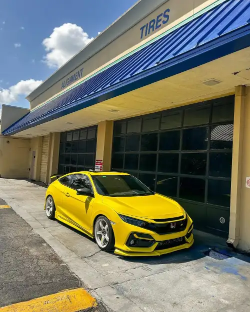 Ravoony Plus Crystal Maize Yellow Car Vinyl Wrap review 
