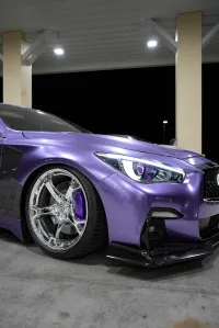 Ravoony Plus Gloss Liquid Metallic Viola Purple Car Wrap review 1