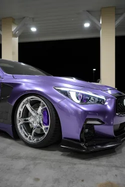 Ravoony Plus Gloss Liquid Metallic Viola Purple Car Wrap review Nev 02