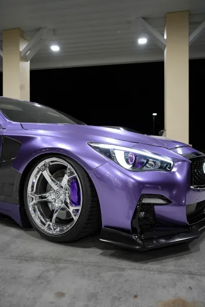 Ravoony Plus Gloss Liquid Metallic Viola Purple Car Wrap review Nev 01
