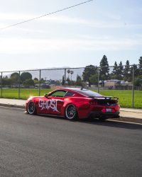 Ravoony Plus Super Gloss Chrome Red Vinyl Car Wrap review 1