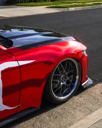 Ravoony Plus Super Gloss Chrome Red Vinyl Car Wrap review 2
