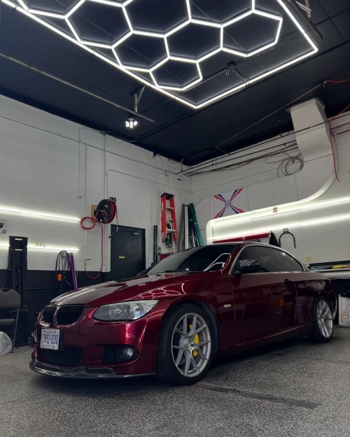 Ravoony Plus PET Liquid Metallic Dragon Blood Red Vinyl Car Wrap review 