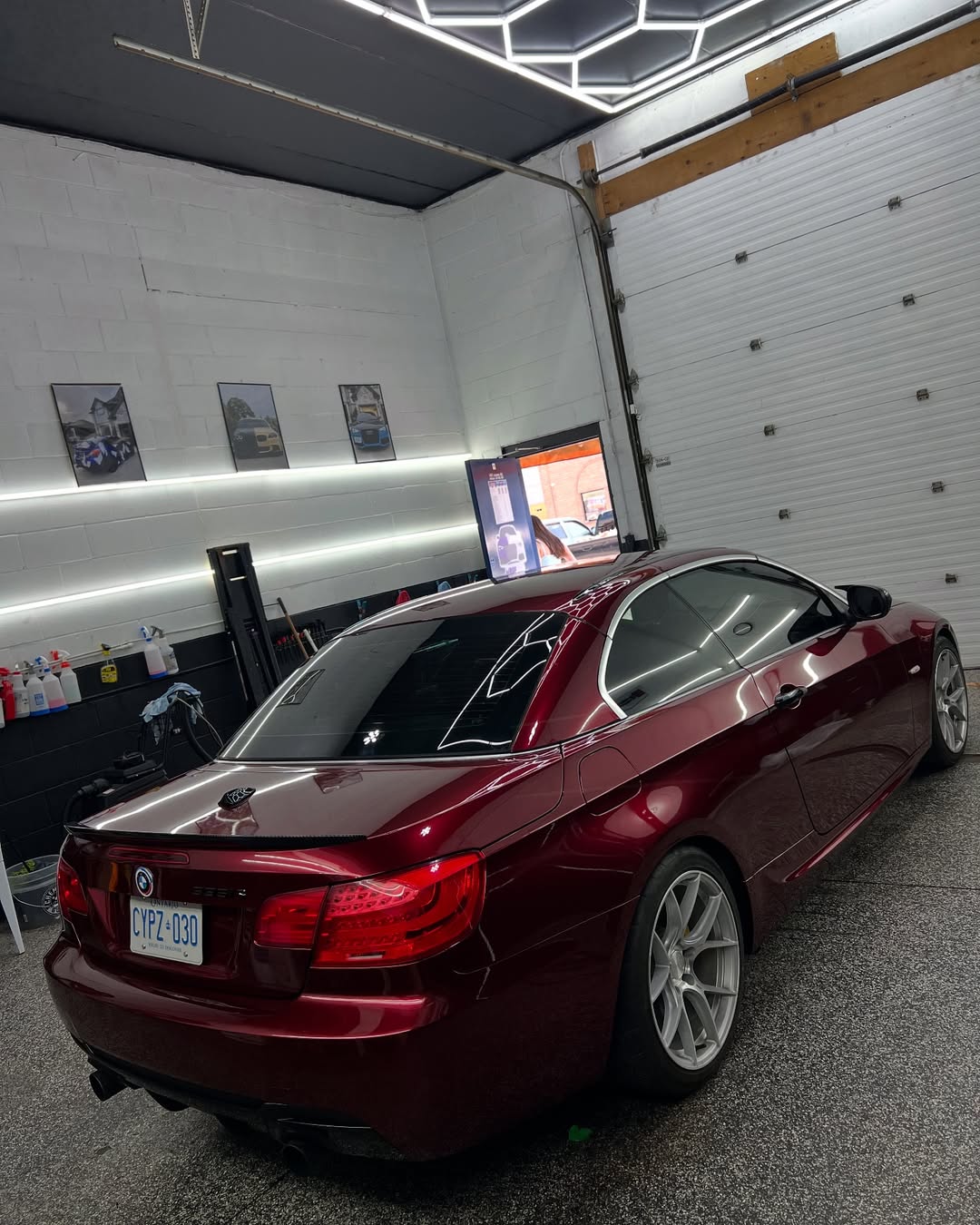 Ravoony Plus Liquid Metallic Dragon Blood Red Vinyl Car Wrap review WINDSOR WRAP 03