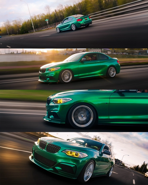 Ravoony Plus Gloss Paint Metallic Isle Of Man Green Car Vinyl Wrap review 