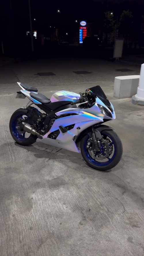 Ravoony Plus Matte Holographic Rainbow Neo Chrome Car Vinyl Wrap review ShadowS1K