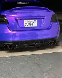 Ravoony Plus Glossy Explosion Purple Car Vinyl Wrap review 4