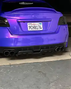 Ravoony Plus Glossy Explosion Purple Car Vinyl Wrap review KOZZY WRAPS LLC 05