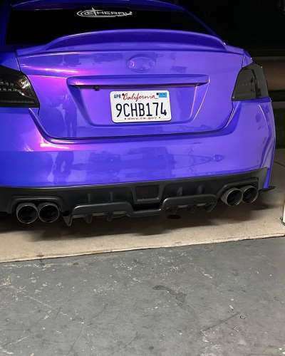 Ravoony Plus Glossy Explosion Purple Car Vinyl Wrap review KOZZY WRAPS LLC 04