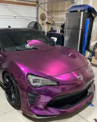 Ravoony Plus Gloss Pearl Grape Purple Car Wrap review 1