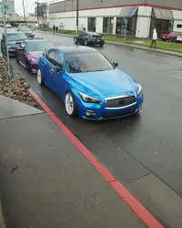 Ravoony Plus Metal Paint Jazz Blue Vinyl Car Wrap review 2