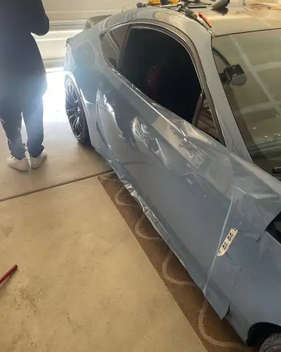 Ravoony Plus Gloss China Blue Car Vinyl Wrap review KOZZY WRAPS LLC 03