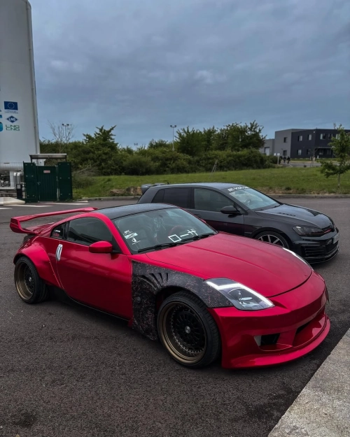 Ravoony Plus Gloss Metallic Vampire Red Vinyl Car Wrap review 