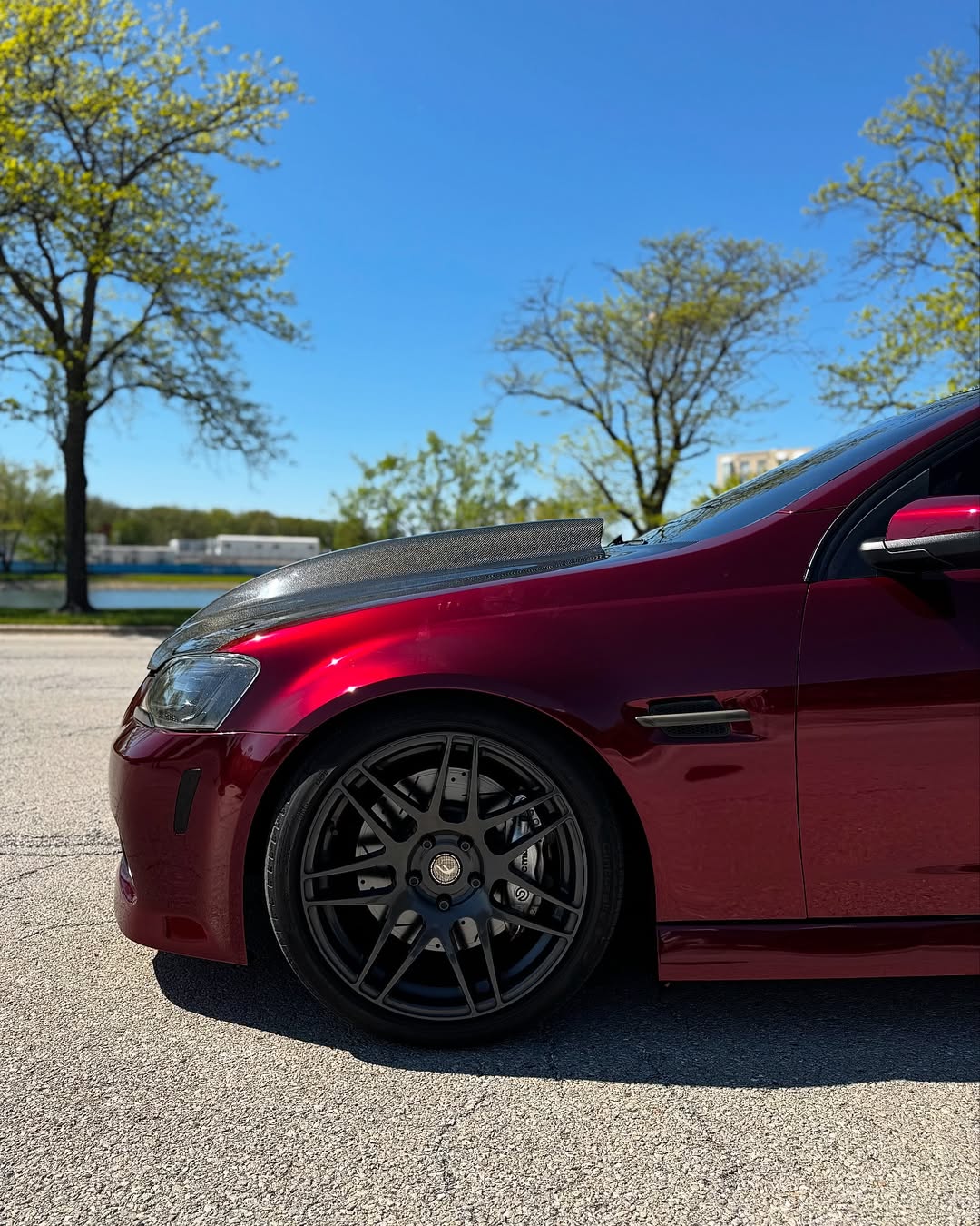 Ravoony Plus Liquid Metallic Dragon Blood Red Vinyl Car Wrap review Styluxe Autostyling 01