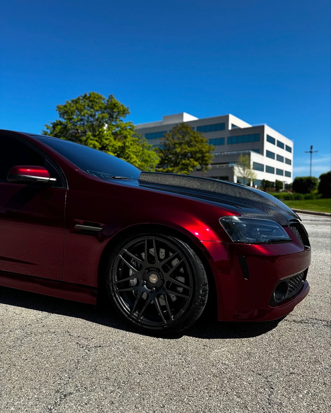 Ravoony Plus Liquid Metallic Dragon Blood Red Vinyl Car Wrap review Styluxe Autostyling 02